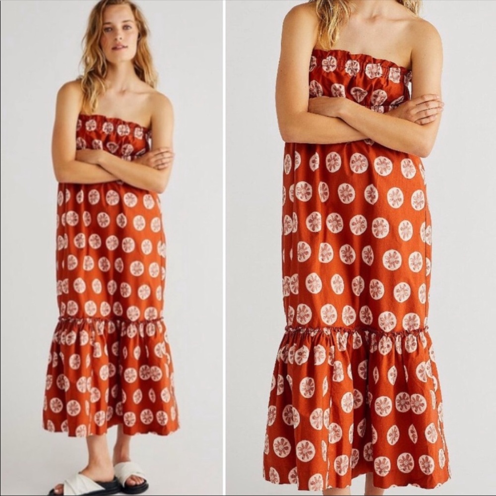 NWT Free People Leanna Bandeau Dress